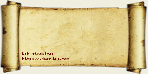 Matija Tošković vizit kartica